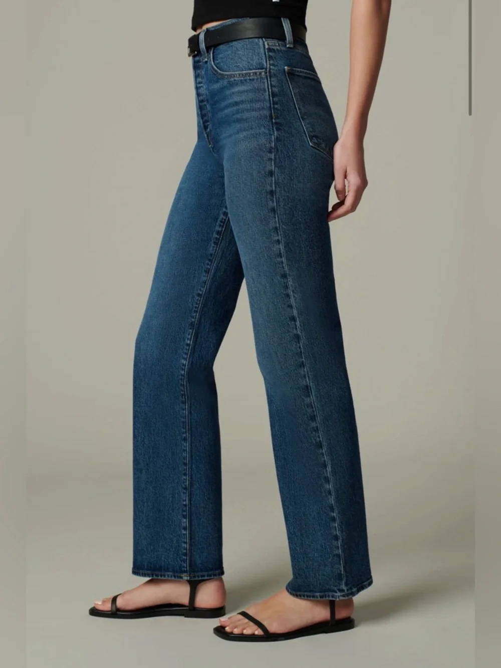 ⬇️ Joe's The Margot High Waist Relaxed Straight Leg Jeans (Bad Liar) Size 32 - Picture 7 of 7